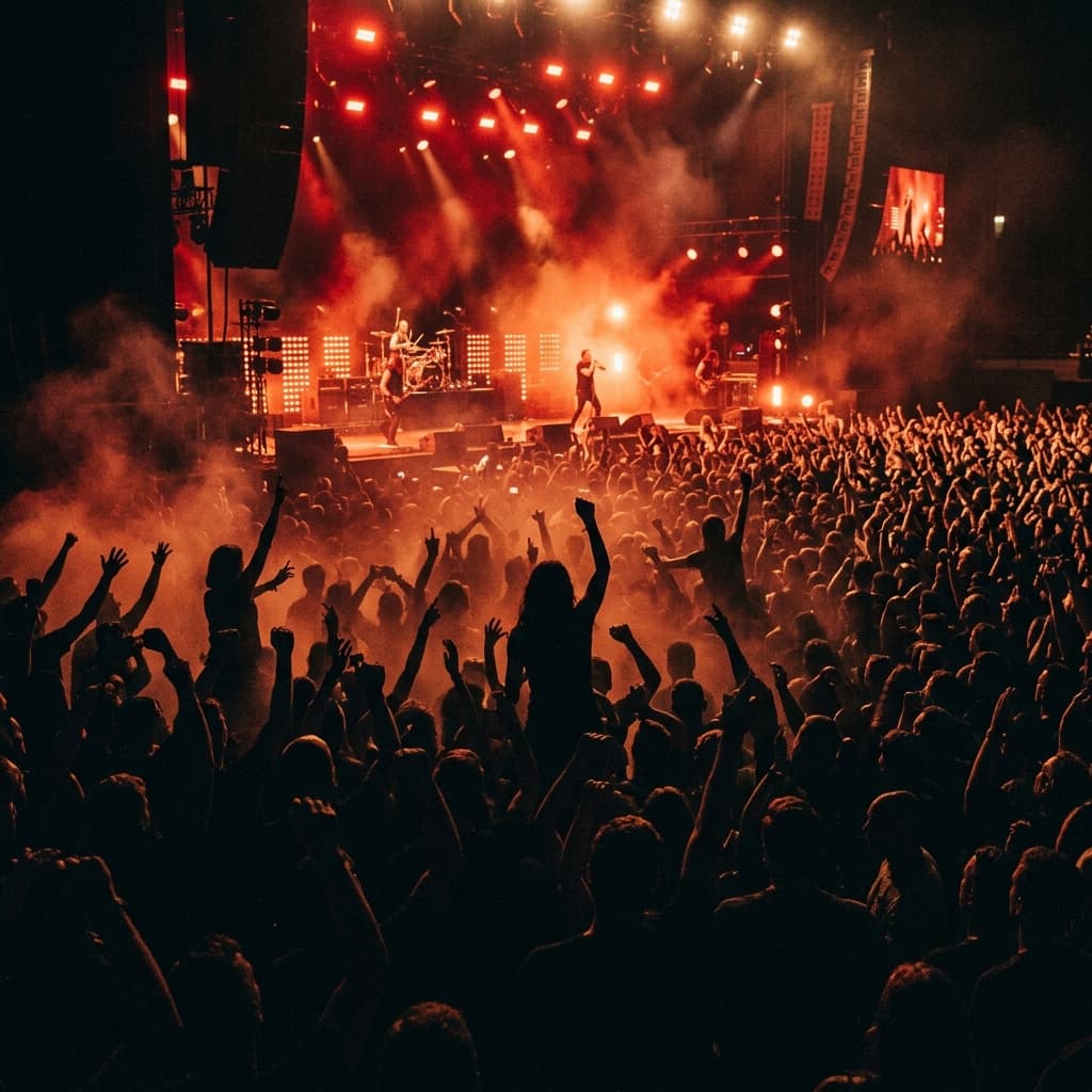 Concert crowd